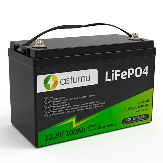 12V 100Ah LiFePO4 Lithium Battery